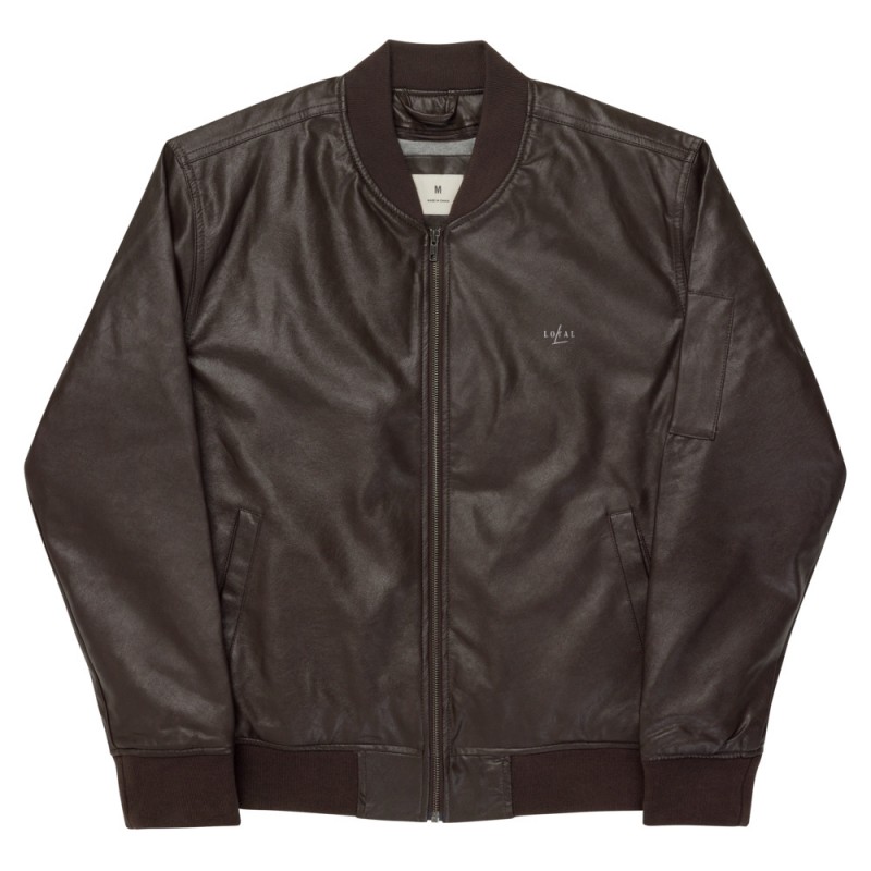 Loyal Exigent Leather Bomber Loyal Exigent Leather Bomber
